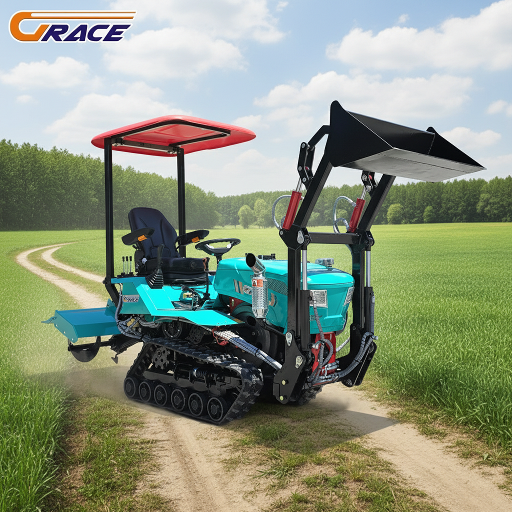 Agriculture Farming Working - Customize Crawler Farm Tractor High Efficiency