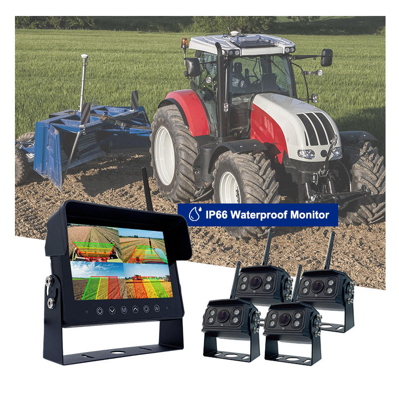 Agriculture Farming Vehicles - MCY 7inch Quad Split Wireless Waterproof