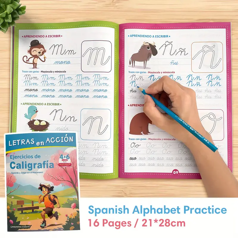 Farming Farmer - 16-Page Alphabet ABC Sight Words Cursive