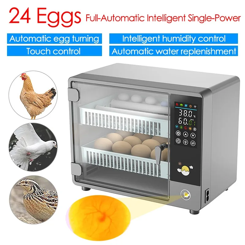 24 Eggs Incubator Fully Automa – Quail Egg Incubator Bewertung und Preis