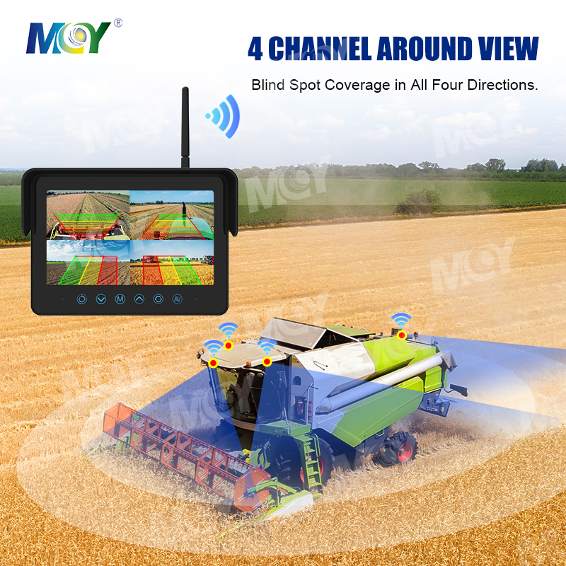 MCY 7inch Quad Split Wireless  – Agriculture Farming Vehicles Bewertung und Preis