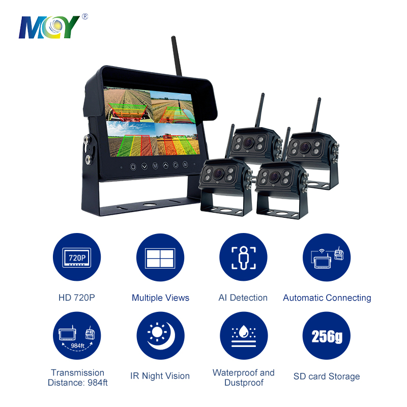 MCY 7inch Quad Split Wireless  – Agriculture Farming Vehicles Bewertung und Preis