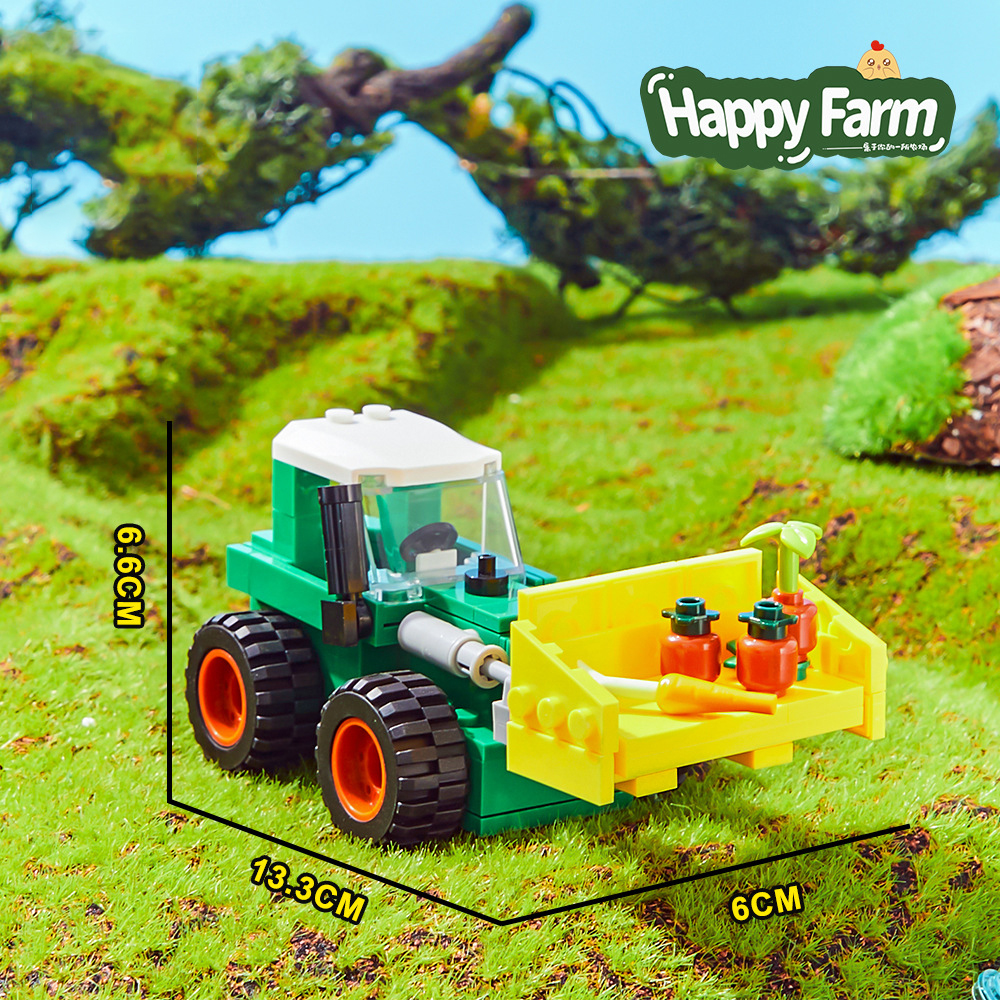 Happy Ranch MOC Building Block – Agriculture Farming Vehicles Bewertung und Preis
