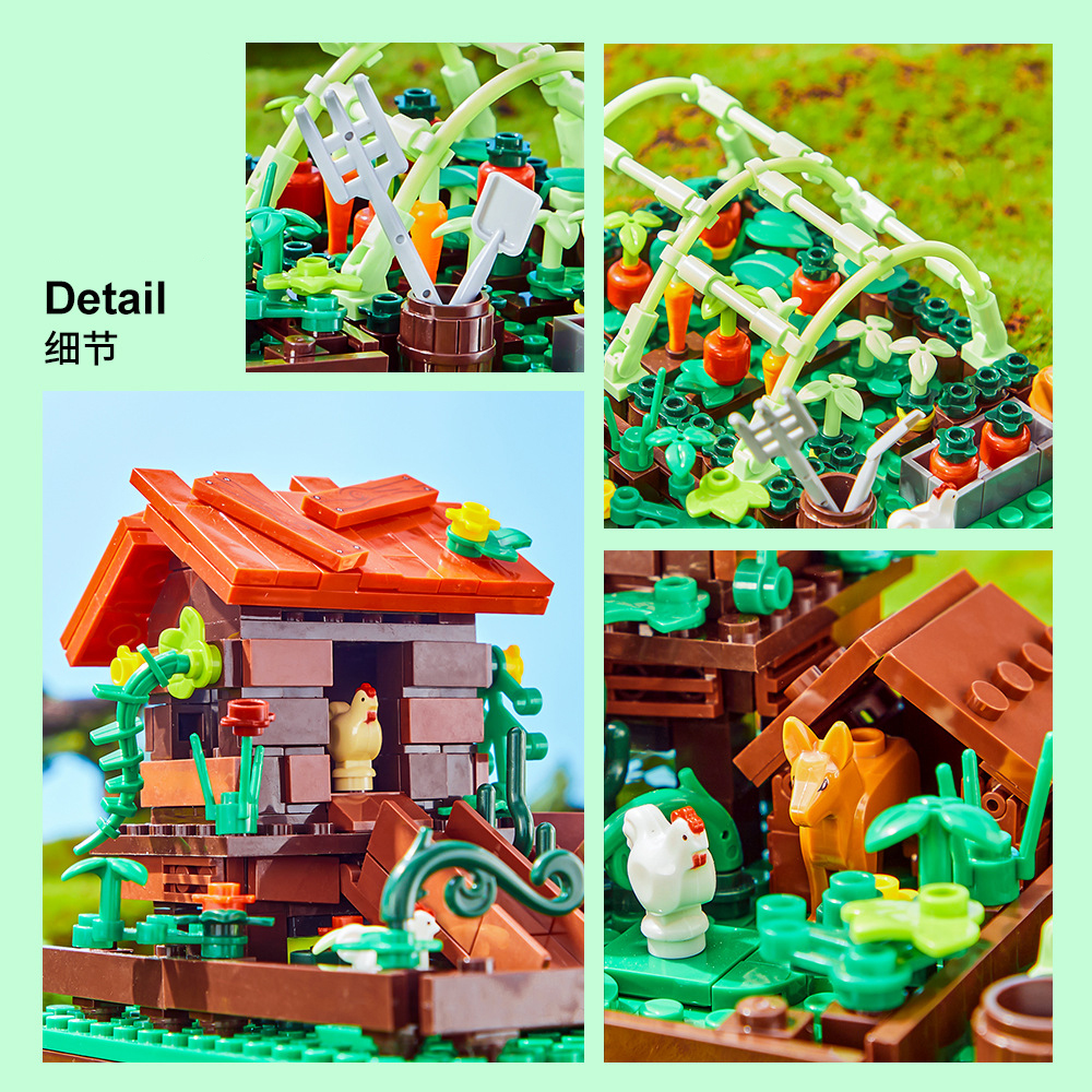 Happy Ranch MOC Building Block – Agriculture Farming Vehicles Bewertung und Preis