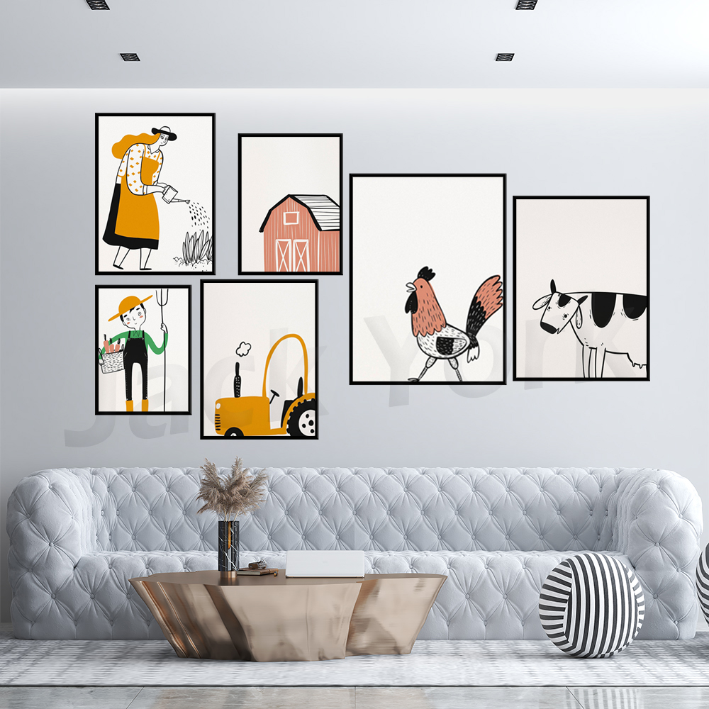 Agriculture Gallery Wall - 4-H – Agriculture Farming Cartoon Bewertung und Preis