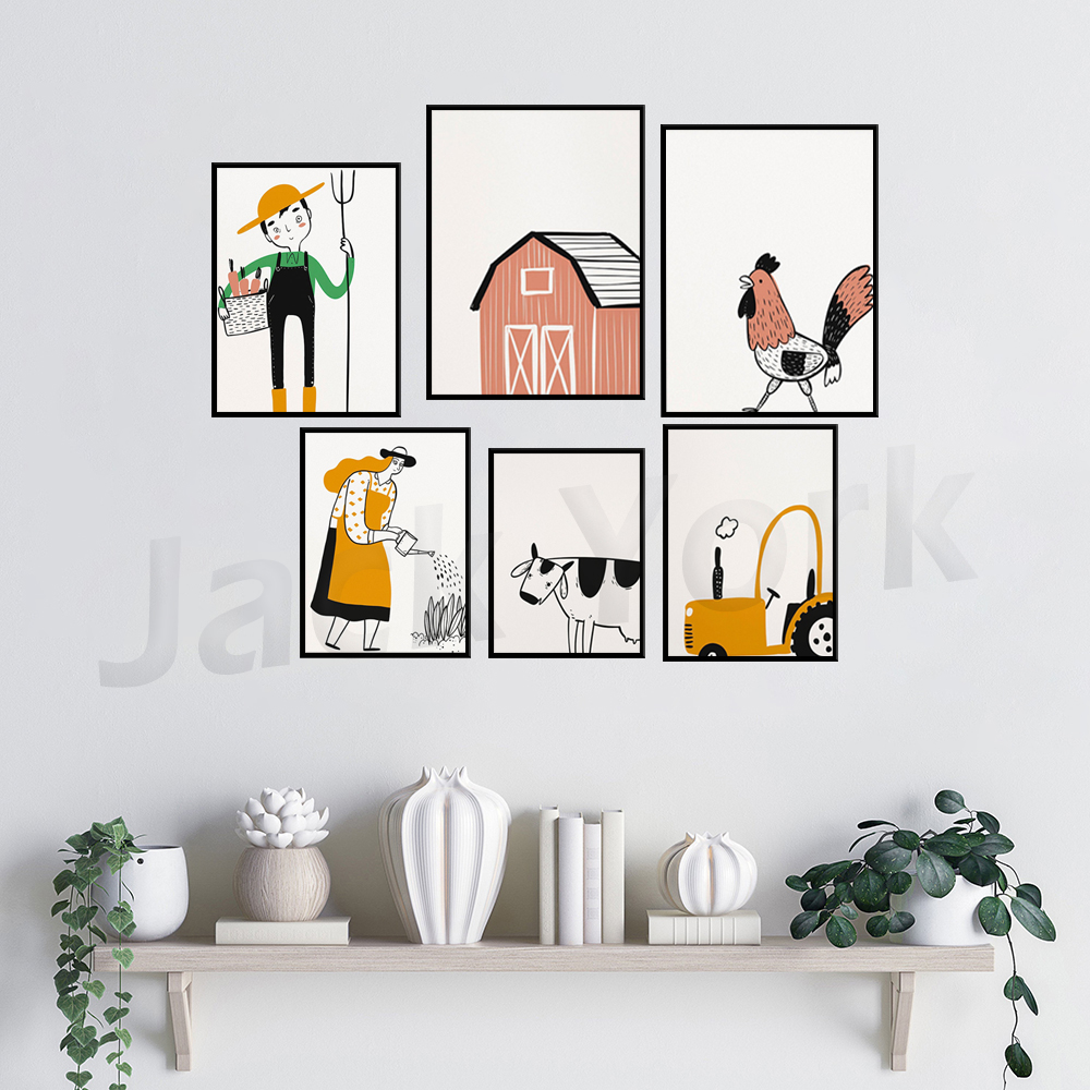 Agriculture Gallery Wall - 4-H – Agriculture Farming Cartoon Bewertung und Preis